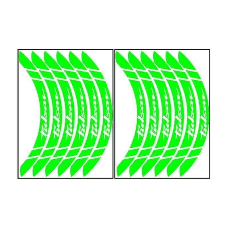 Bajaj Florasan Yeşil Pulsar Uyumlu Büyük 1 Set Jant Şeridi