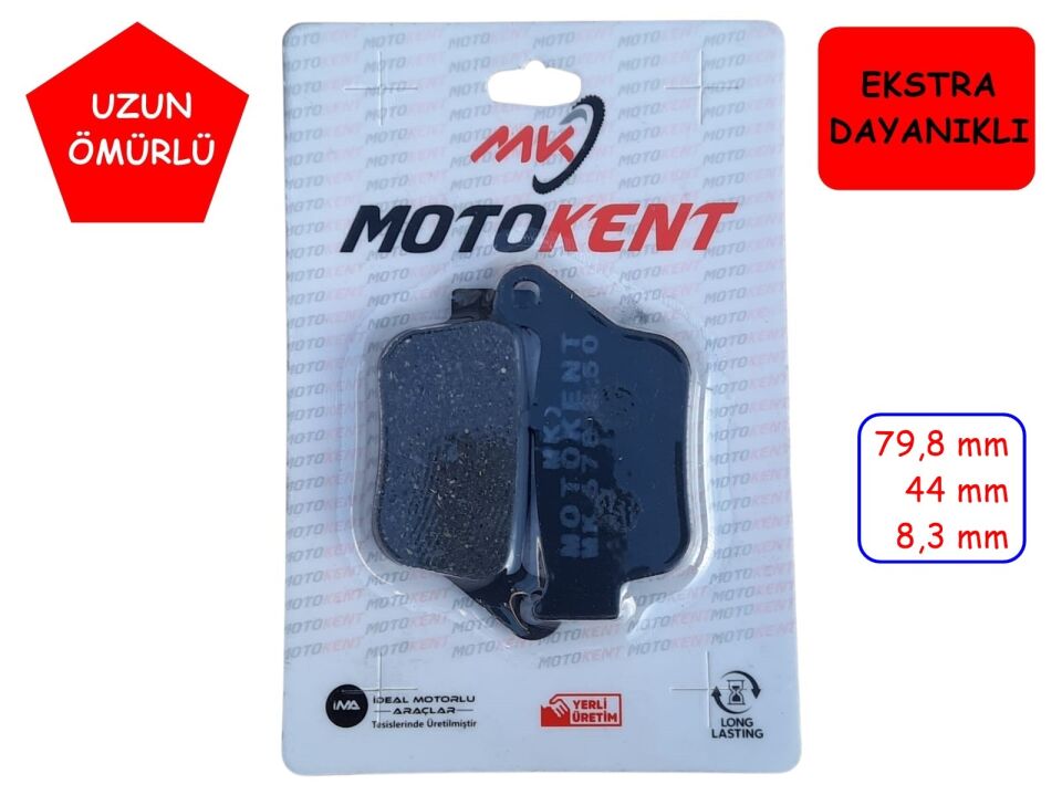 Yamaha Xmax 250 Arka Fren Disk Balatası (2014-16) Fa678 Mtk