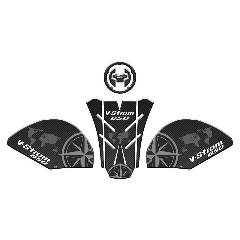 Skm Suzukı V-Strom 650 2021 - 2024 Uyumlu Tank Pad Set 003