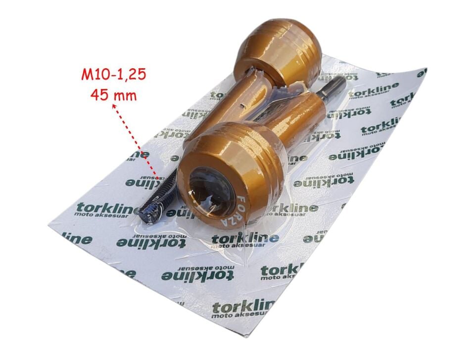 Honda Forza Egzoz Koruma Takozu Alüminyum Gold 2 Li