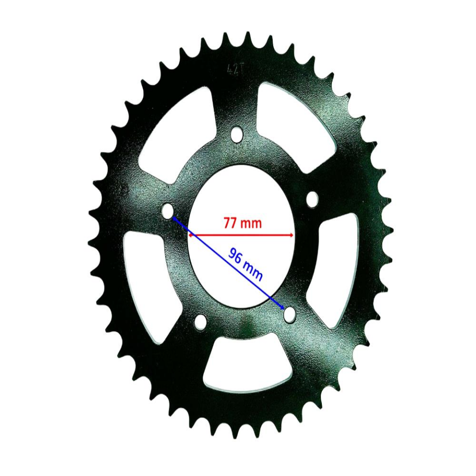 Cf Moto Nk 250 Arka Dişli 520-42T İç 77 Mm 5 Delikli Öm