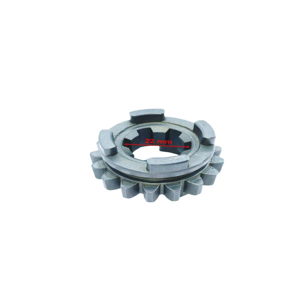 Atv Shineray Şanzıman Dişlisi 17T İç 22X3-4 6 Kanallı Öm