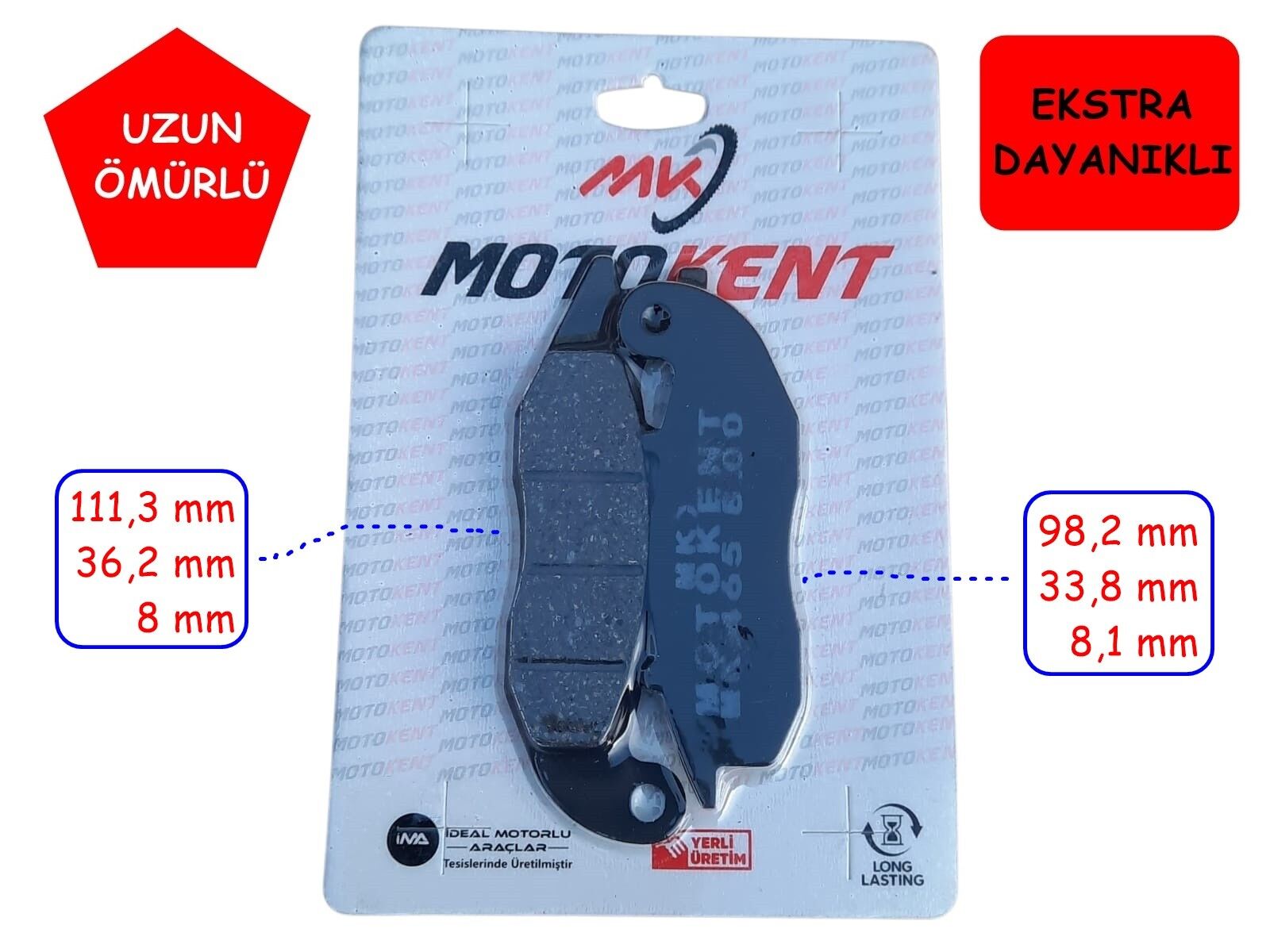 Honda Pcx 125 Ön Fren Disk Balatası (2021-....) Sfa693 Fa465 Mtk