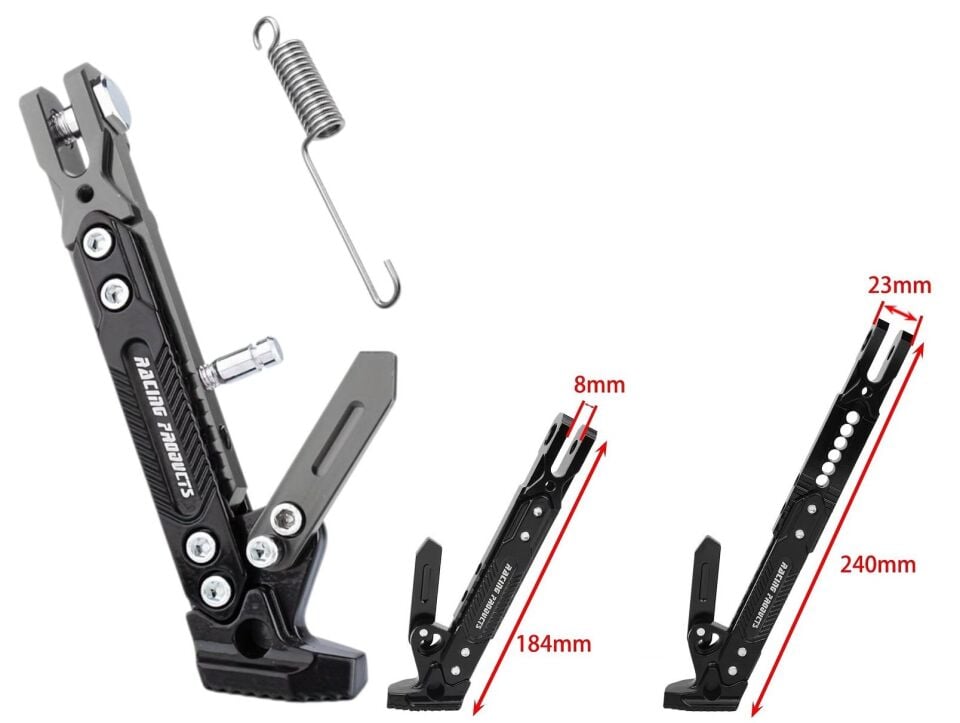 Üniversal Yan Sehpa Set Ayarlı Alüminyum Füme