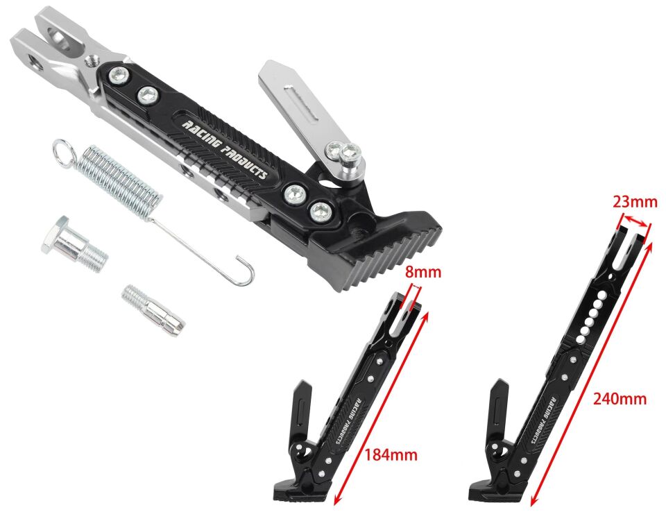 Üniversal Yan Sehpa Set Ayarlı Alüminyum Gümüş