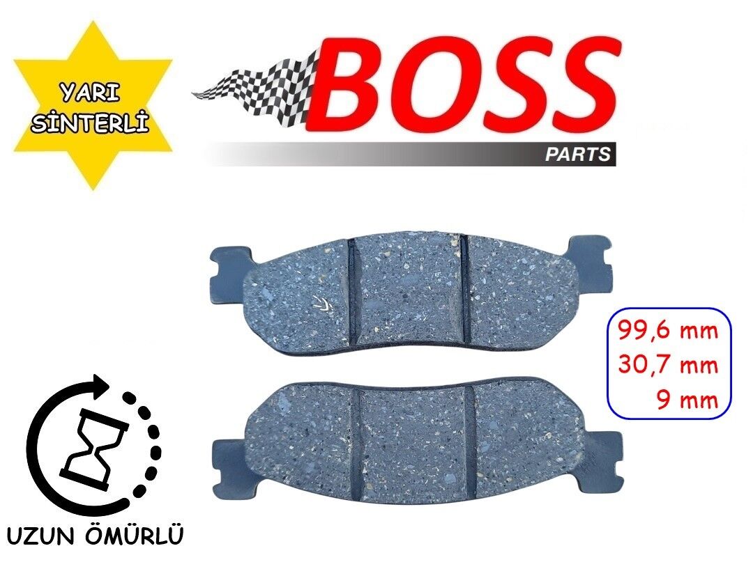 Yamaha Xmax 250 Arka Fren Disk Balatası (05-13) Boss Fa275 (Crypton Ön Em)