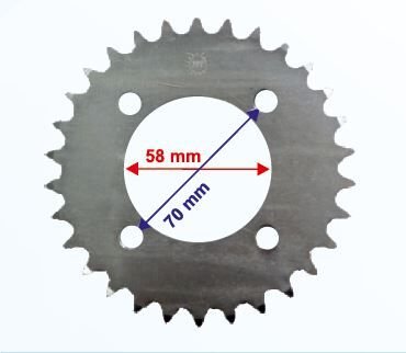 150Kn-Mh Arka Dişli 428-32T İç 58 Mm Öm