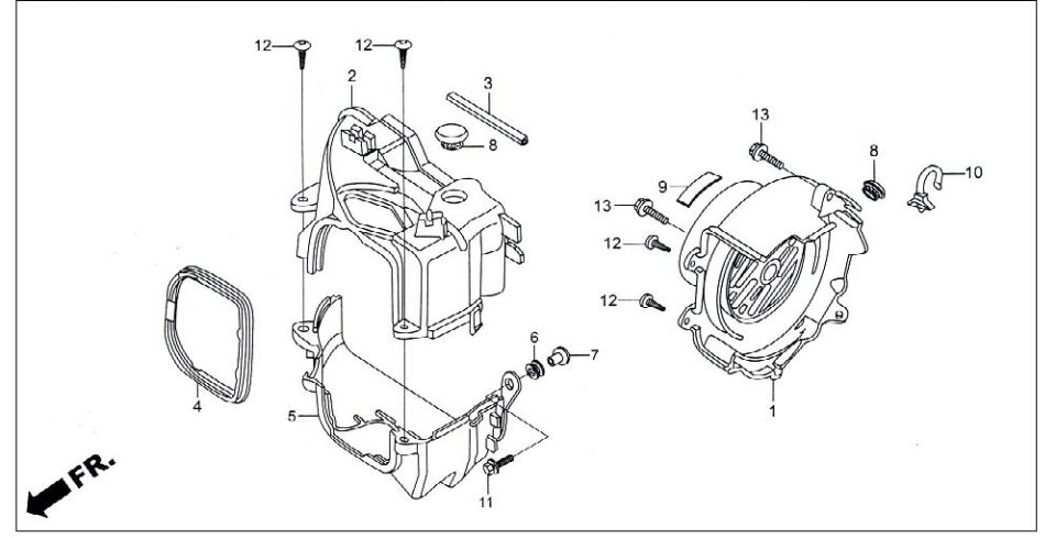 Hero Pleasure (Hr102-Pl) Alt Kapak Sogutma Orj ResimNo:5