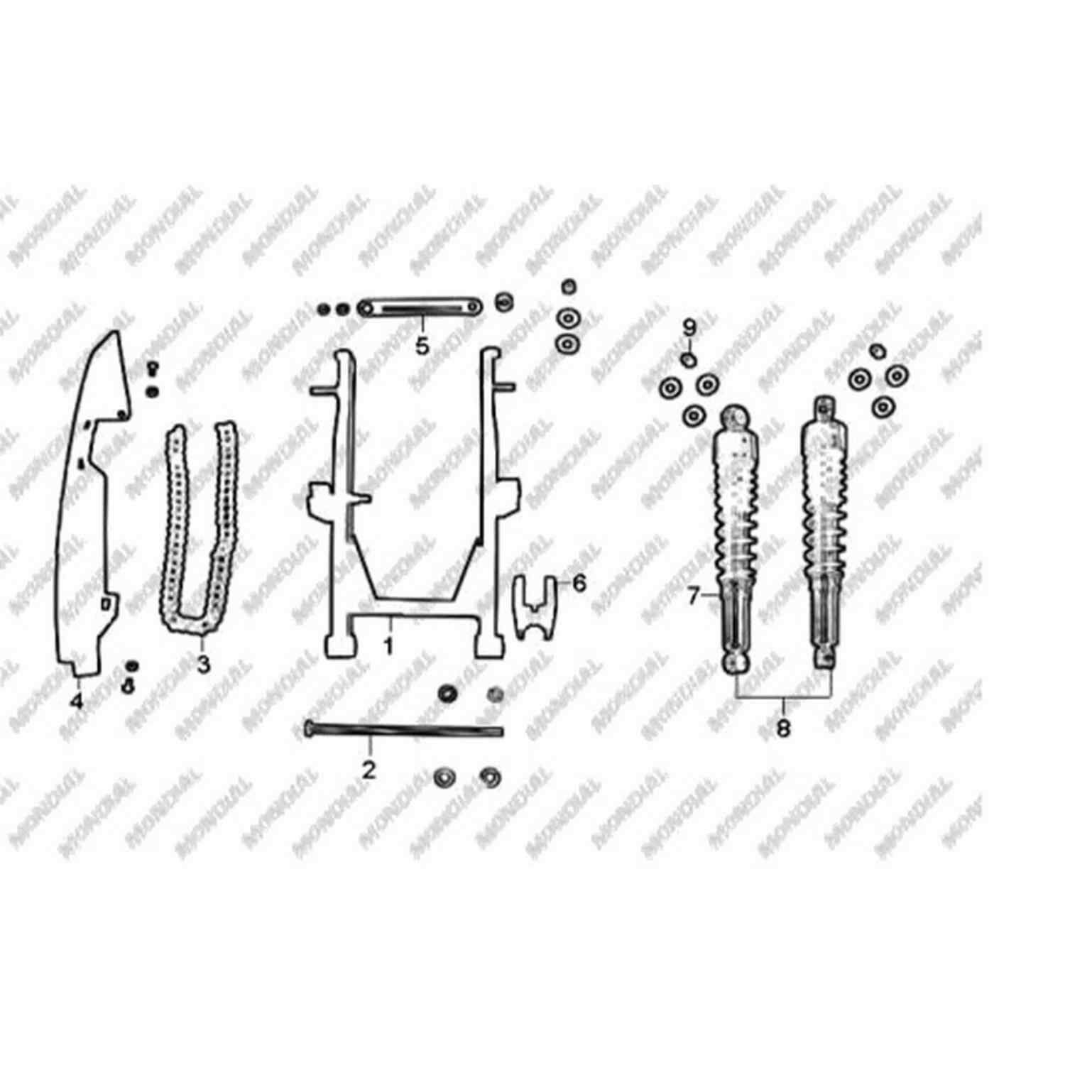 Hyena Salıncak Zincir Lastiği Orj