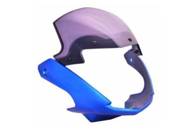 Yamaha Uyumlu Far Paneli Siperlik Camı Mavi Ymh.Ybr K