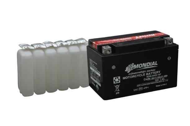 Mondıal 100Rt  Aku 12V 7A (151X85X96/2.8Kg) Orijinal