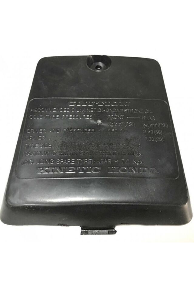 Honda Kinetic Uyumlu Akü Kapağı Siyah