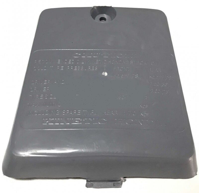 Honda Kinetic Uyumlu Akü Kapağı Açık - Koyu Gri