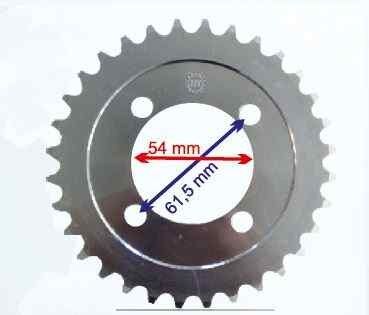 Cub Arka Dişli 428-32T İç 54 Mm Öm