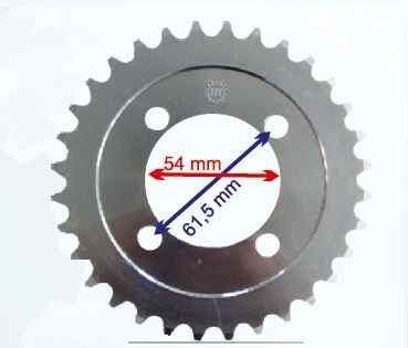 Cub Arka Dişli 428-32T İç 54 Mm Öm