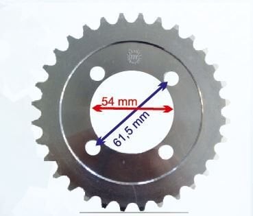 Cub Arka Dişli 428-32T İç 54 Mm Öm