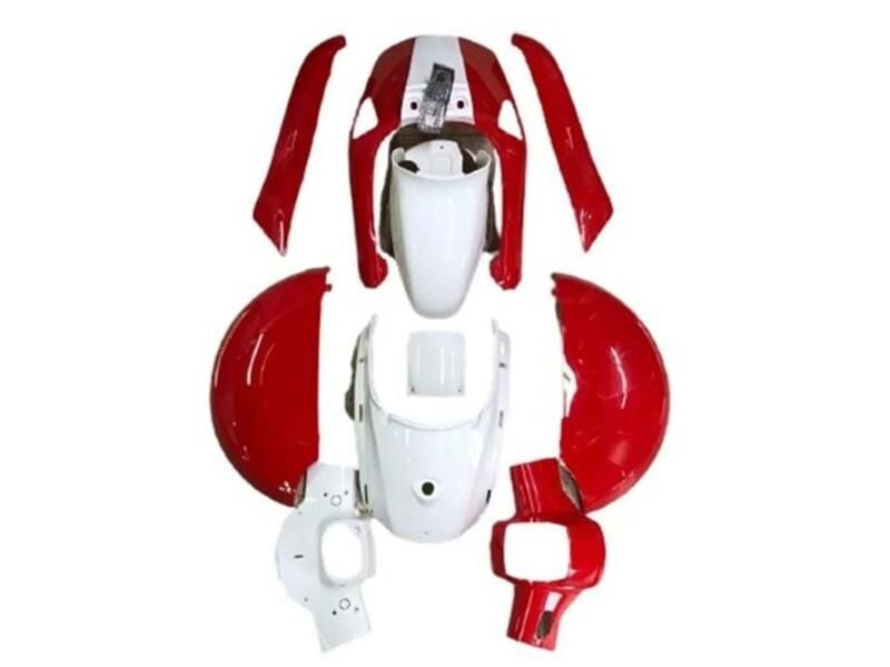 Mondıal Kaporta Seti 12 Parça Revival Kırmızı