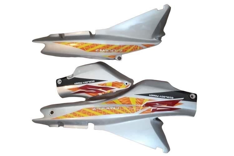 Ramzey Yan Kapak (3 Parça) Rmz/Çelik Cup Gri (Stickerlı)