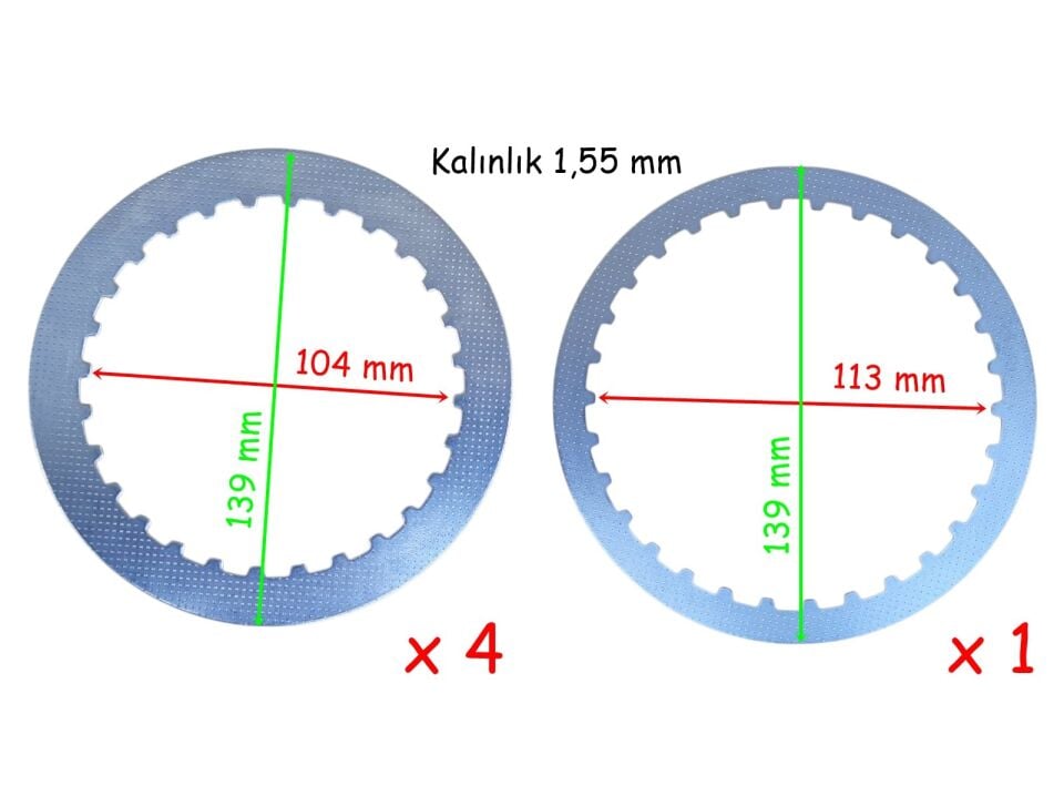 Rks R250 Debriyaj Ara Sacı 4+1