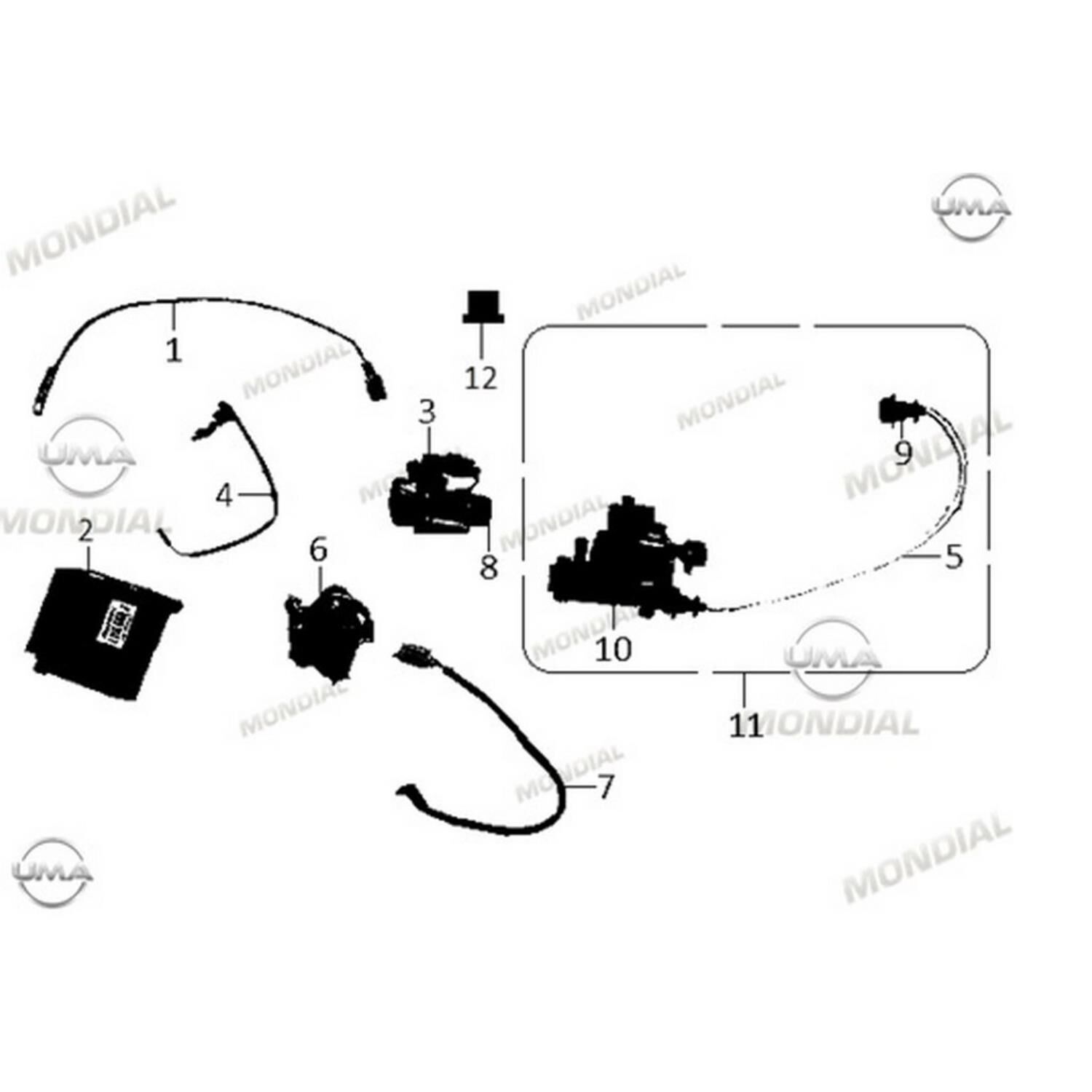 Mondial Speedy 110 Kelebek Valf Gövdesi Orj *