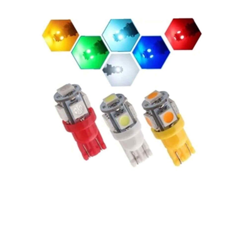 Dipsiz Led Ampul Kırmızı Takım