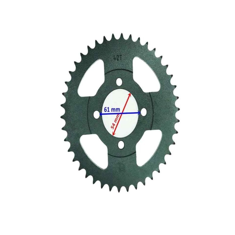 Cub Arka Dişli 428-42T İç 54 Mm Öm