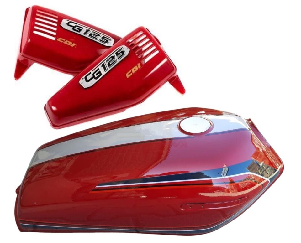 Cg Kuba Benzin Deposu Ve Yan Kapak Kırmızı