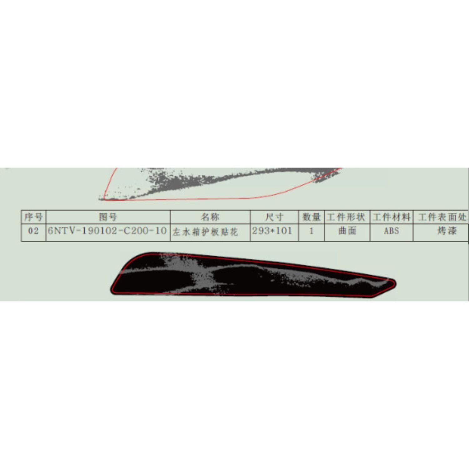 Cf Moto 650nk Euro 4 Abs Etiket (Ön Panel Sol) (2022)