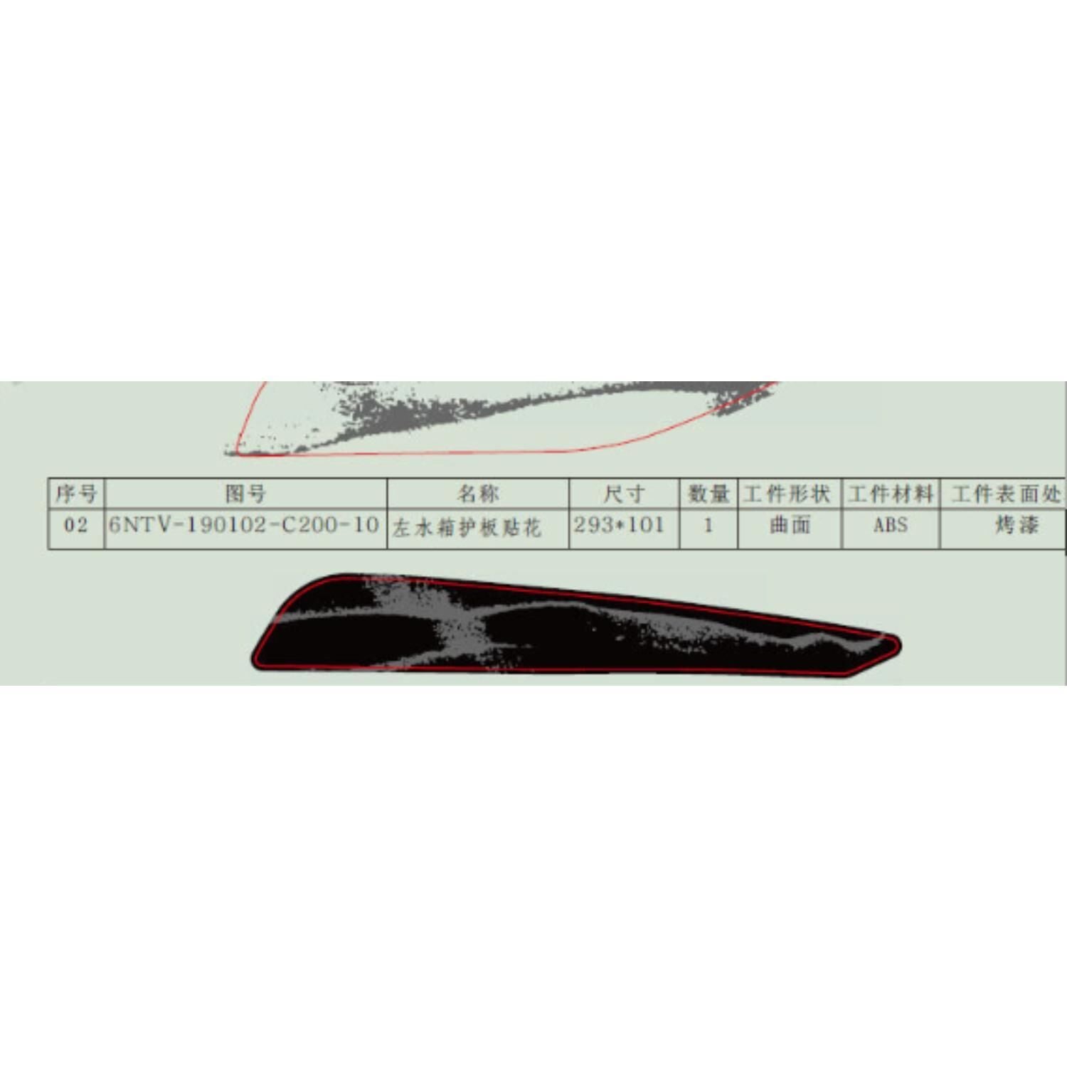 Cf Moto 650nk Euro 4 Abs Etiket (Ön Panel Sol) (2022)