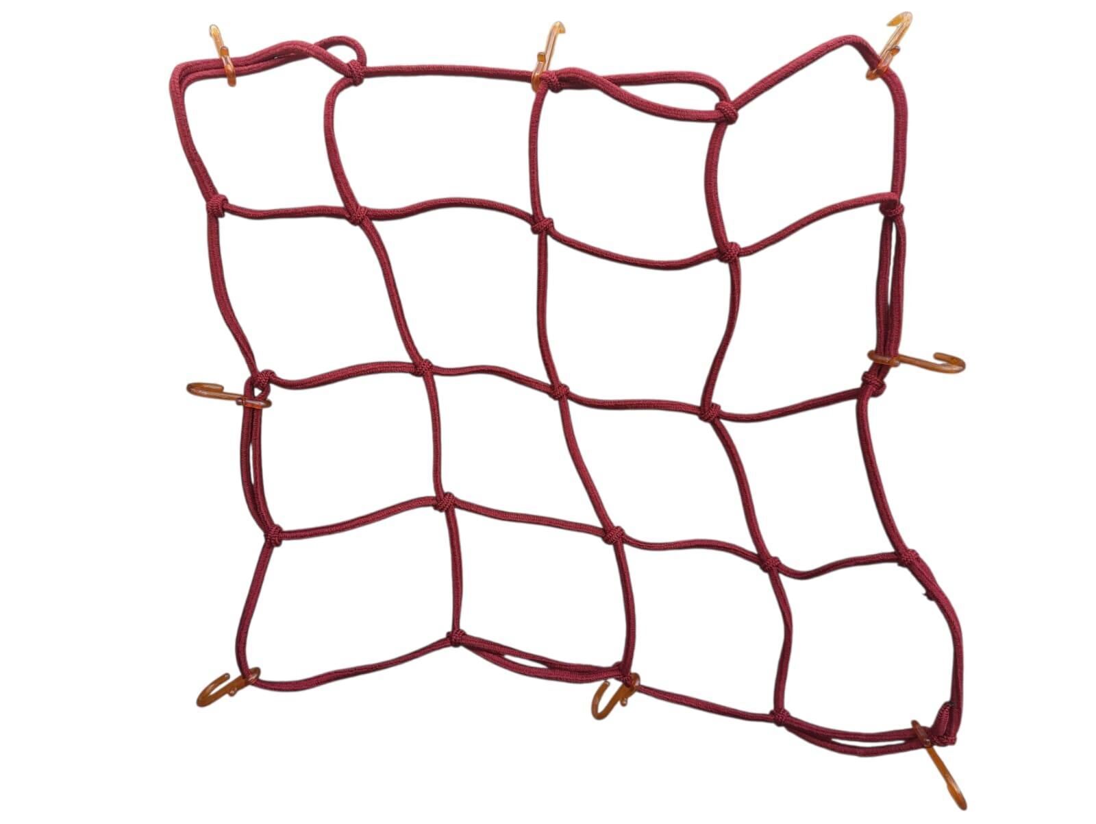 Bağaj Lastiği File 8 Kancalı Bordo 45X45 6 Mm