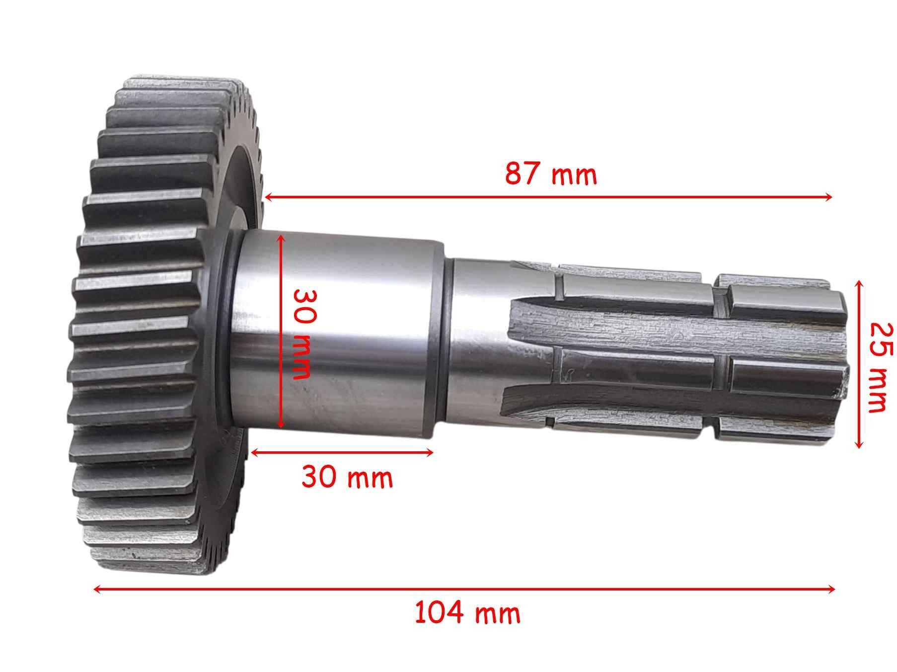 Atv Apachi-Hsk-X Şanzıman Çıkış Dişlisi 40T Helis Öm