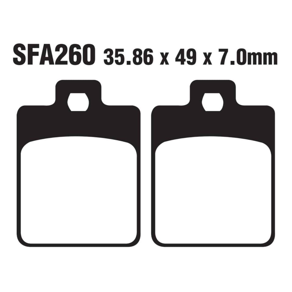 Skm Arka Fren Disk Balatası Sfa260 Sym Fıddle Iıı 200İ - Symphony 125-200 Jet 14 Peugeot Belville