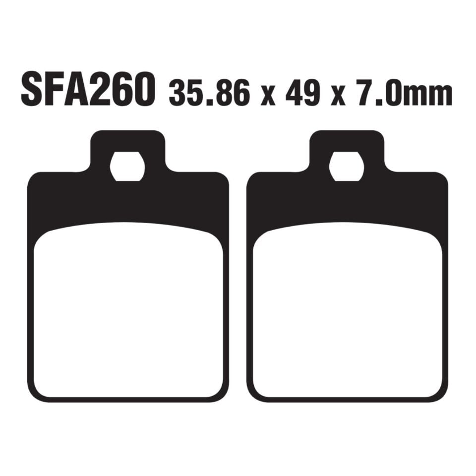 Skm Arka Fren Disk Balatası Sfa260 Sym Fıddle Iıı 200İ - Symphony 125-200 Jet 14 Peugeot Belville