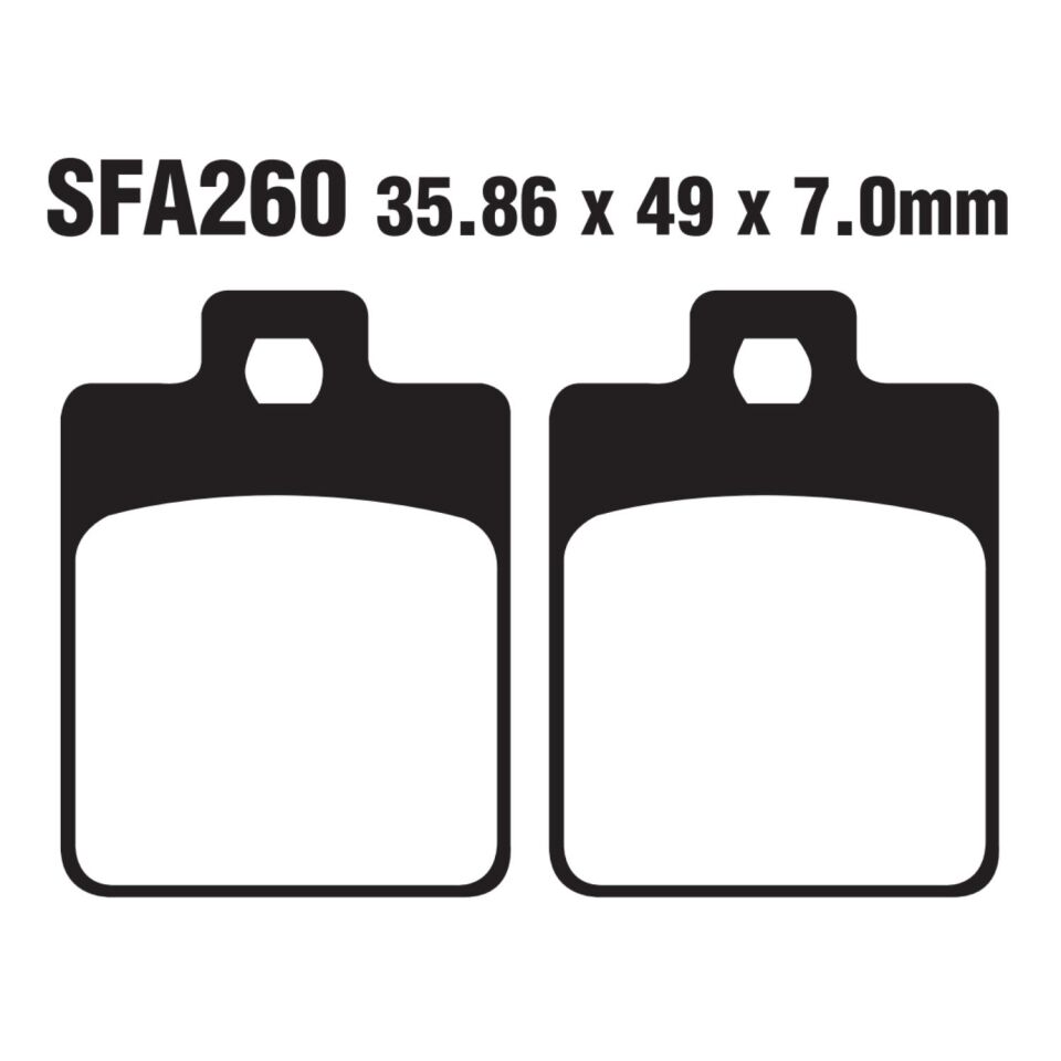 Skm Arka Fren Disk Balatası Sfa260 Sym Fıddle Iıı 200İ - Symphony 125-200 Jet 14 Peugeot Belville