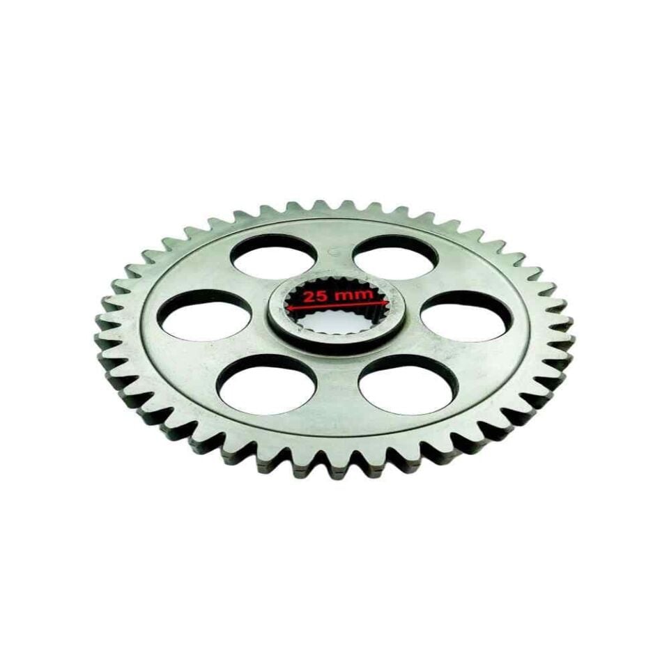 Apachi Şanzıman Dişlisi 45T İç 25X24 Frezeli 6 Delikli Öm