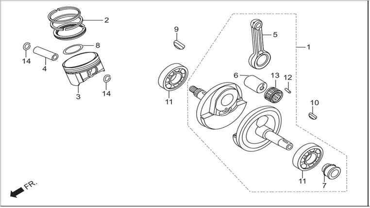 Hero Karizma (Krizma R) Piston Orj ResimNo:3