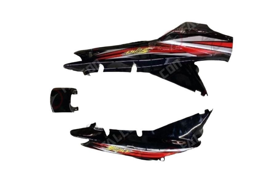 Falcon Magic Sele Alt Sağ Sol Akü Kapağı Ve Birleştirici Kapak (Siyah)