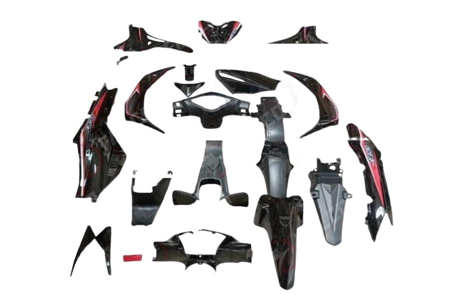 Kuba Ege Kaporta Seti (Farsız Stopsuz) Sıyah