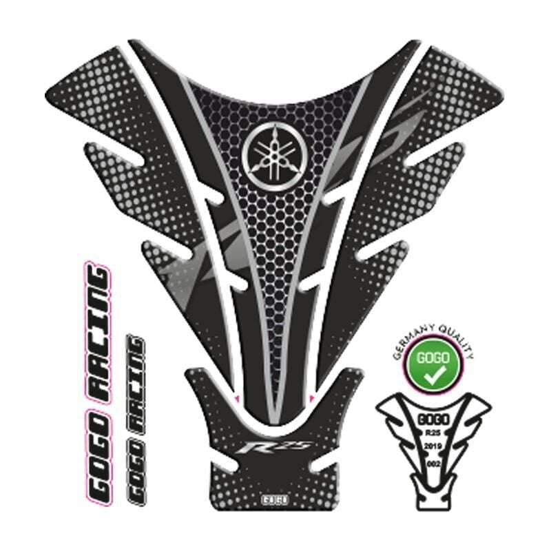 Yamaha R25 2019 - 2024 Uyumlu Tank Pad 002