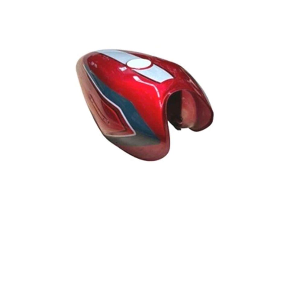 Kuba Benzin Deposu 125 Cg Şeritli Kırmızı