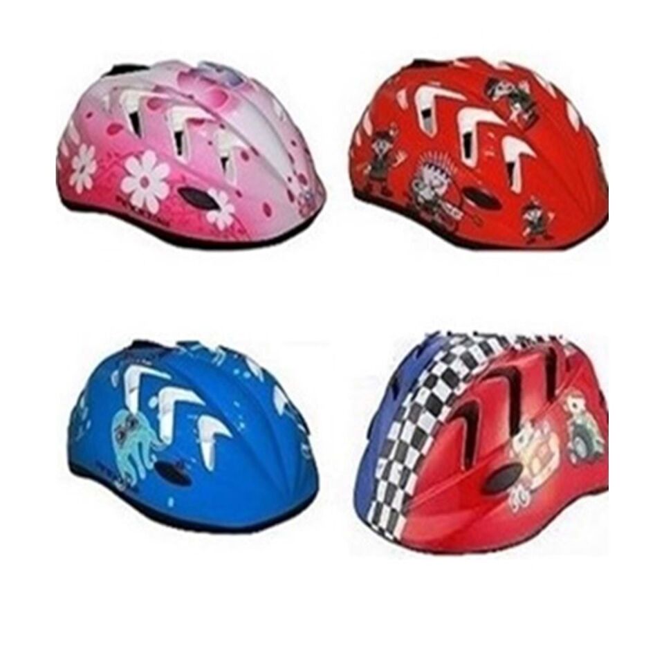 Kask Bisiklet Çocuk  ( Kız Erkek Karışık Renk )