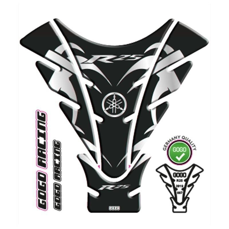 Yamaha R25 2019 - 2024 Uyumlu Tank Pad 007