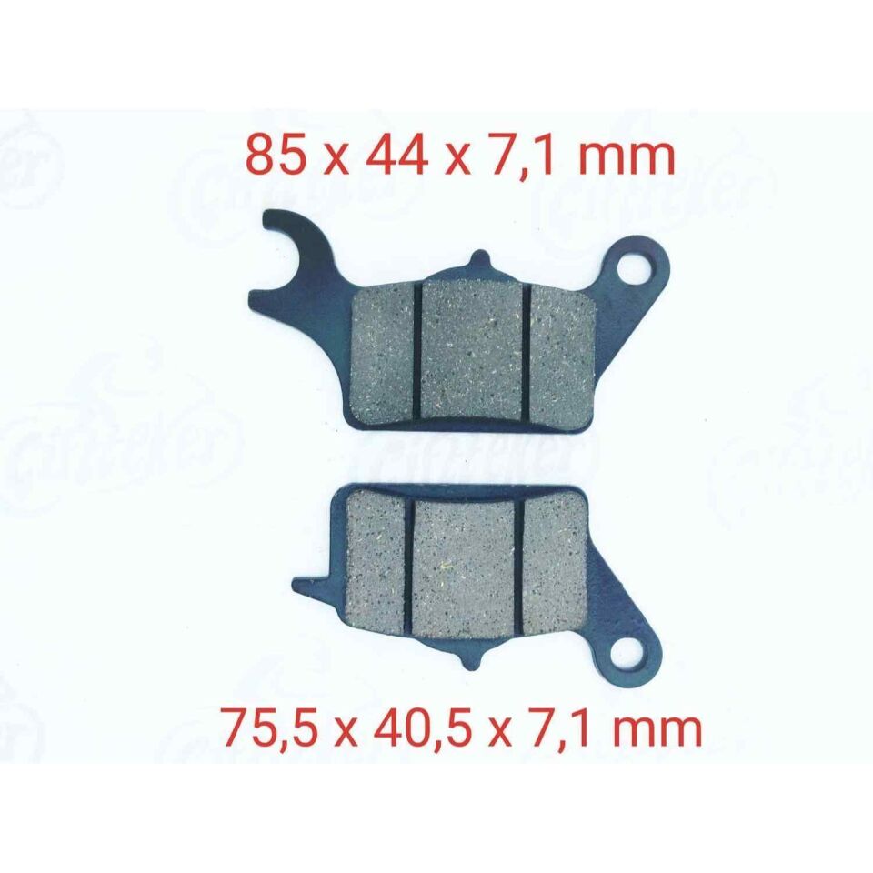 Honda Ön Fren Disk Balatası Sfa708 İth Dio 110 Suzuki Uk 110 Address (17-..) Yamaha Tricity 125 (14-
