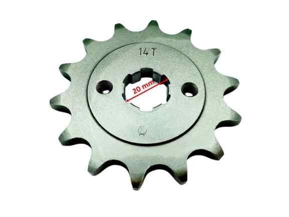 Honda Xl 200 - Hero Karizma Ön Dişli 520-14T İç 20 Mm 6 Tırnaklı Öm