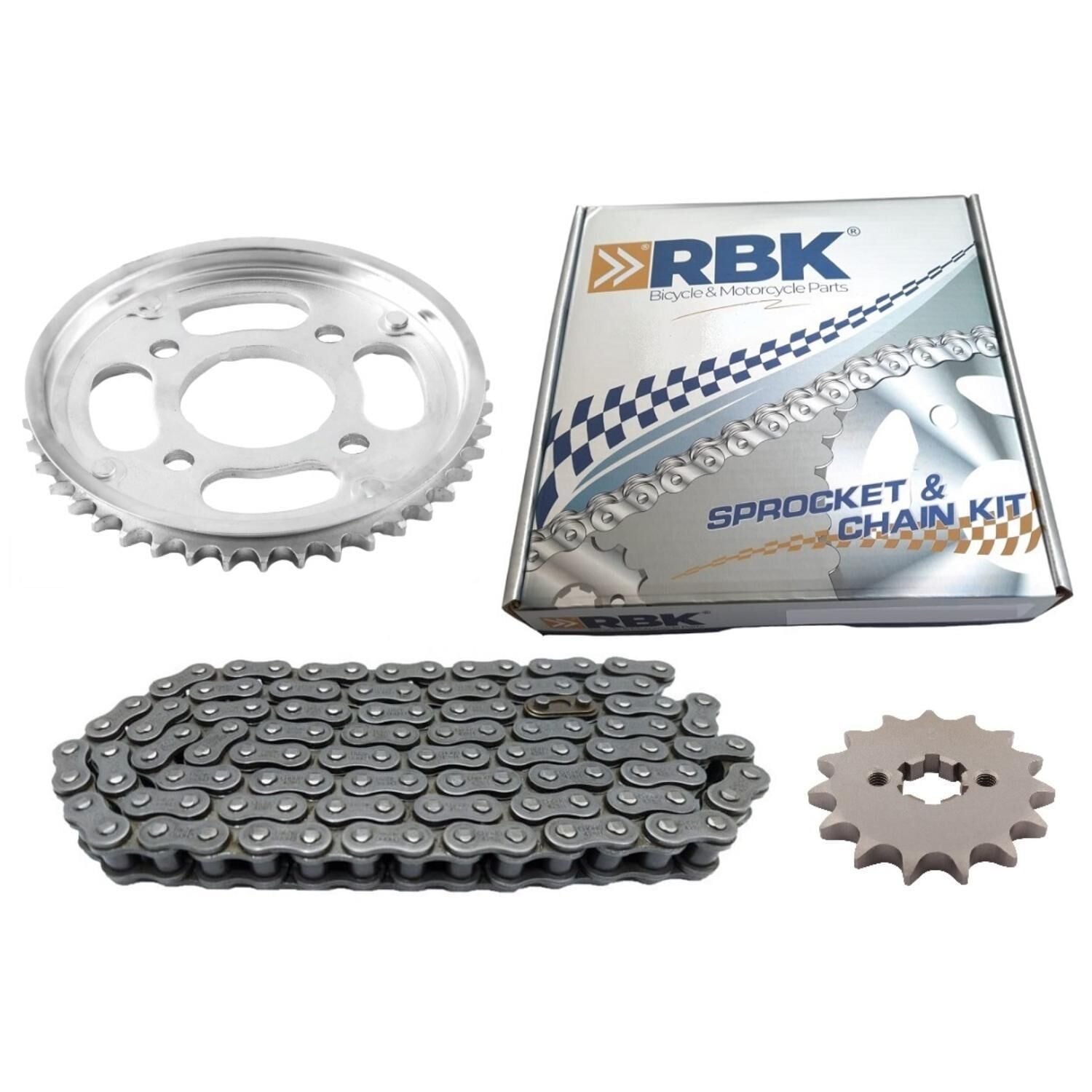 Honda Cbf 150 Ön-Arka Dişli Zincir Set Rbk 428H 128L 15-41T