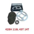 Tvs Ön Dişli+Arka Dişli+Zincir Set Apache Rtr 200 428H-116L-43-14