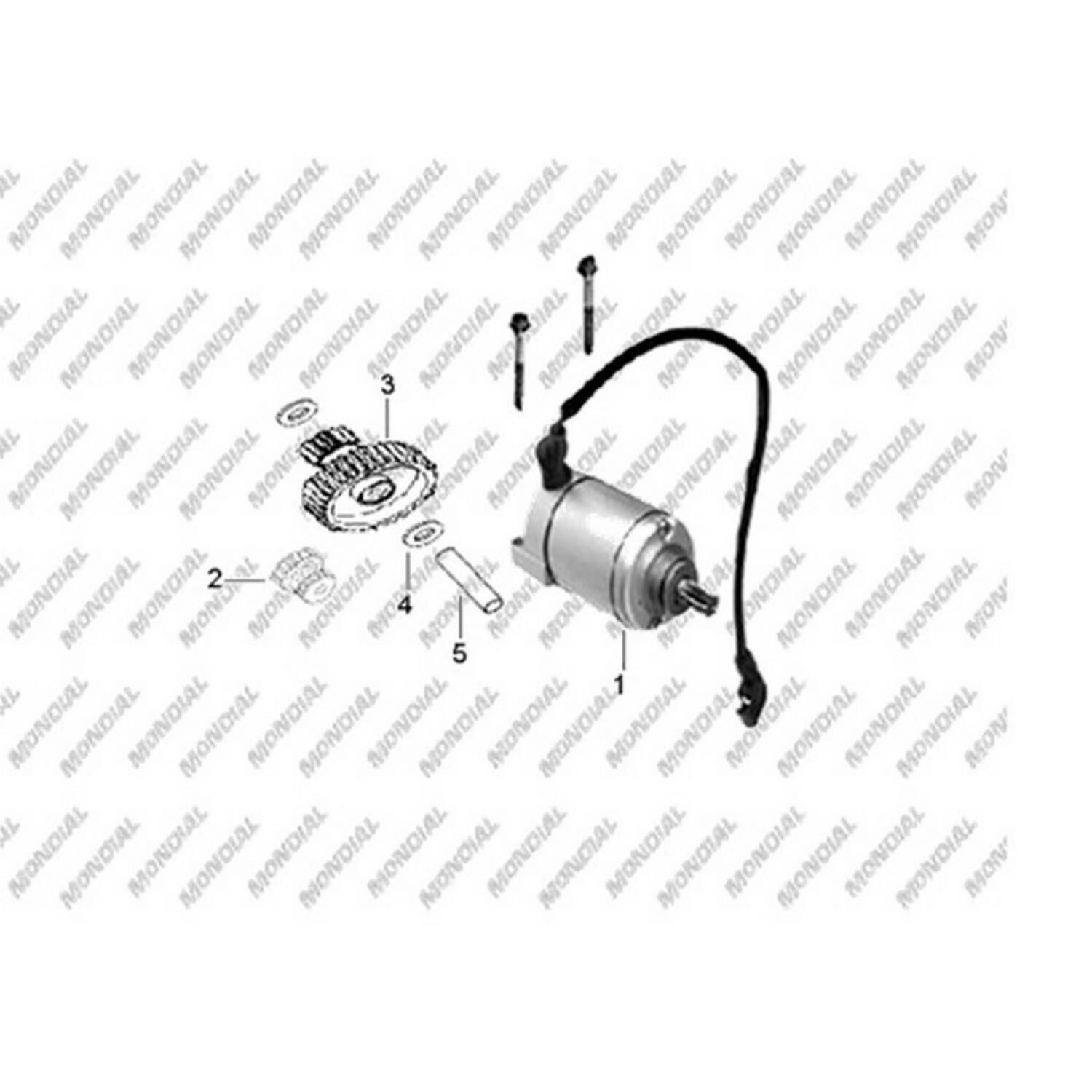 Atv Spider 250 Ara Dişli 16-16T Orj