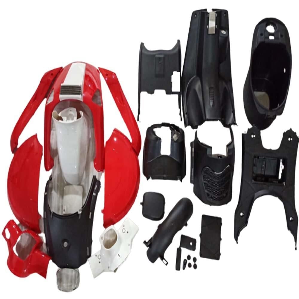 Mondial Revival 50 Kaporta Kırmızı-Beyaz 25 Parça Set