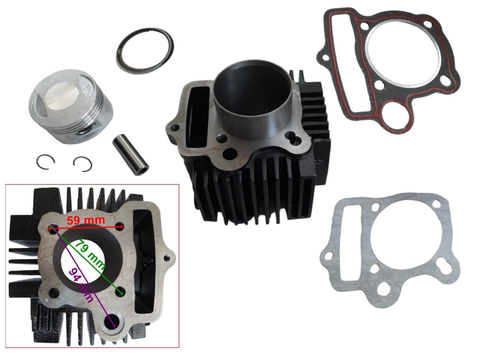 Cub 125 (Aydos) (Özel) Silindir 54 Mm 14 Pim 69 Boy Komple Yk24