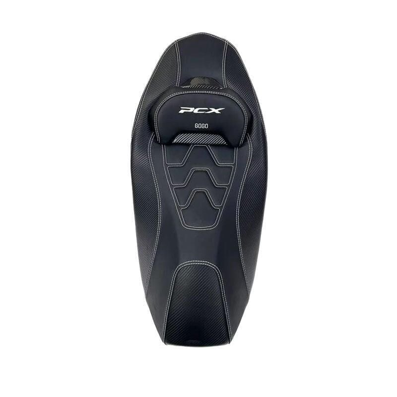 Honda Pcx 2021 - 2025 Uyumlu Spor Bel Destekli Beyaz Koltuk Sele